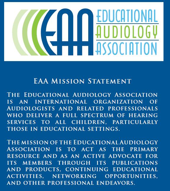Vergelijk met Educational Audiology VK: Educational Audiology: specialisatie voor Teacher of the Deaf ToD/ToDHH VS: EEA: Educational Audiology Association. www.edaud.