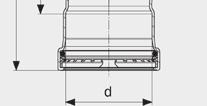 Bocht 90 model 1116XL artikel d Z L 597 573 64,0 84 126 597