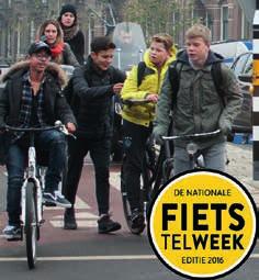 Gebeurtenissen 14 SEPTEMBER Amsterdam en regio tellen mee met het nationale fietsonderzoek De Nationale Fiets Telweek organiseerde van 19 t/m 25 september het tweede grote nationale fietsonderzoek.