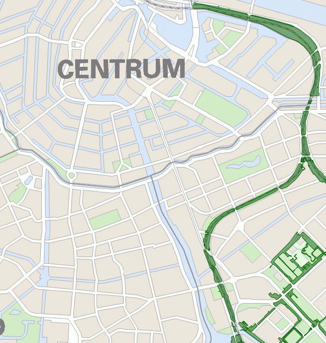 Een uitwerking van de Structuurvisie 2040 is de ecologische visie. De kaart laat de ecologische structuur zien, zoals die door dieren wordt gebruikt.