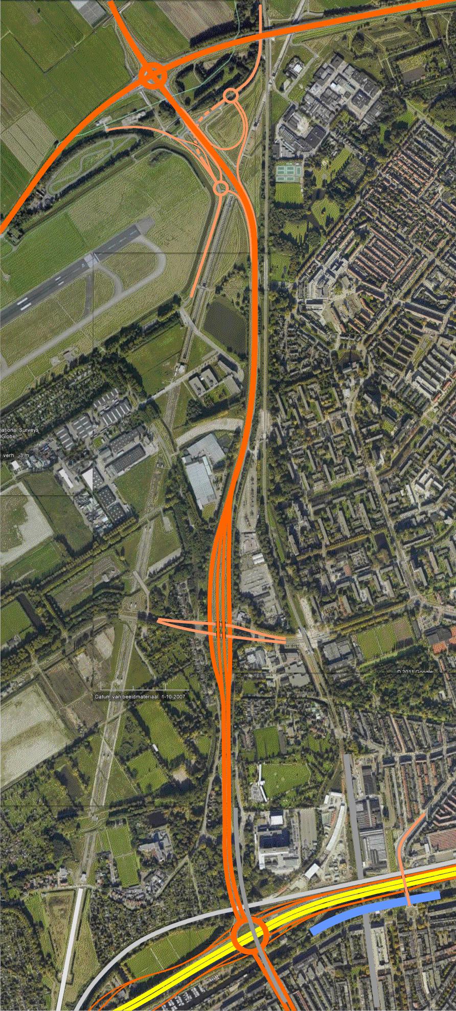 Fase B2: Verlengde N472-1 rijstrook per richting - aquaduct