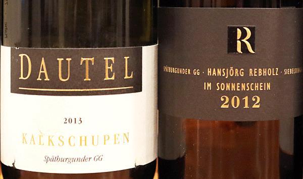 ***(*) Kalkschupen Spätburgunder Grosses Gewächs 2013, Weingut Dautel, Württemberg Dit wijngoed bezit 17 ha wijngaarden en produceert per jaar 79.000 flessen.