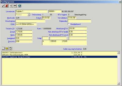 E-Banking - Overschrijving met