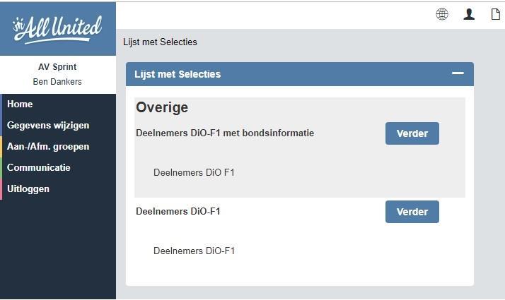 linker kolom een extra module staan: Communicatie.