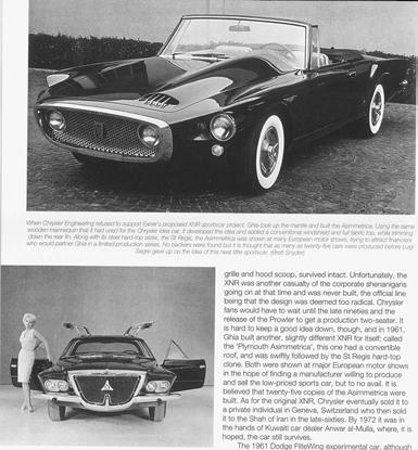 Zeker zo fraai was de Ghia 1955 Falcon 2 seater bedoeld als een Corvette fighter en zo n 10 jaar voordat de Mustang kwam.