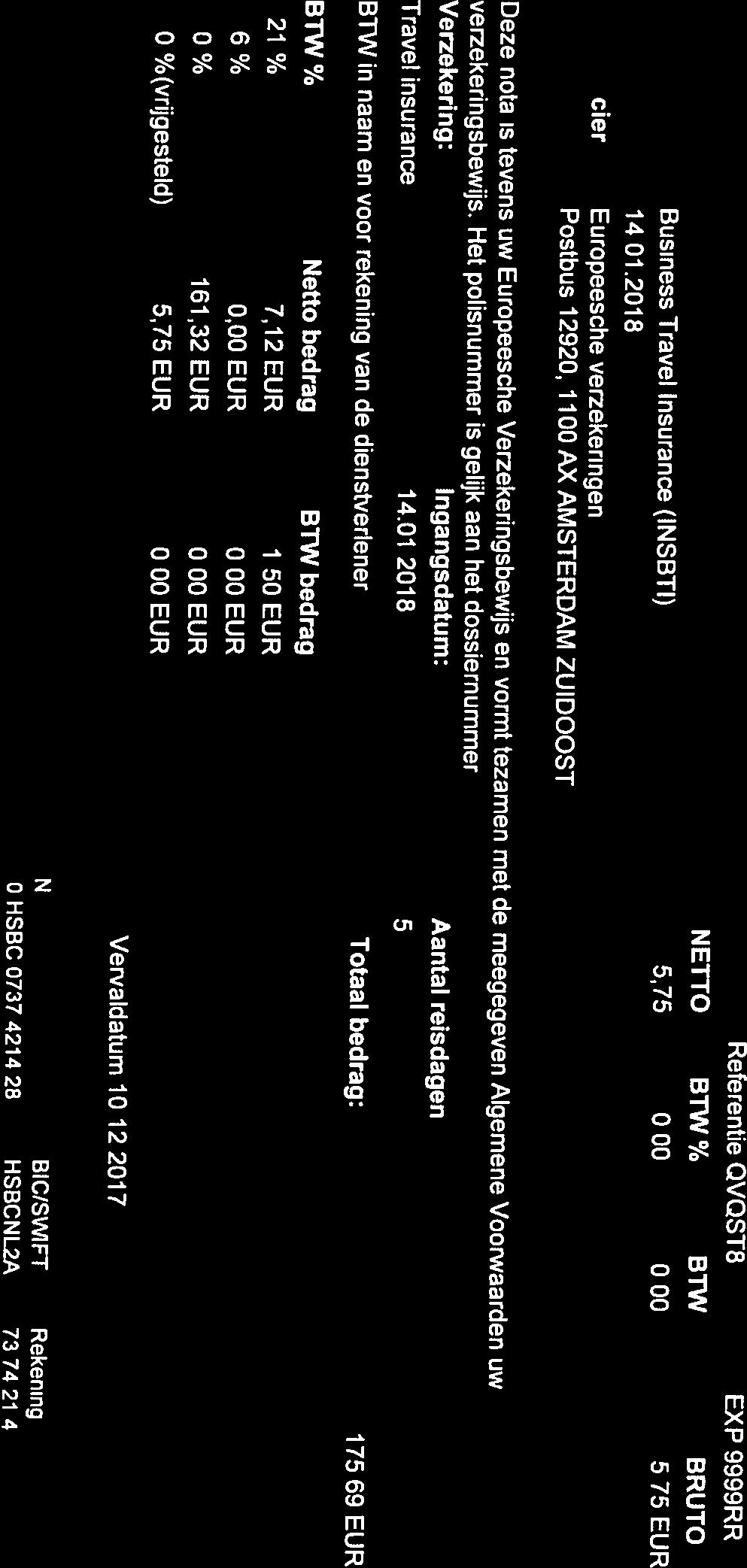 3725j70515.cc_pro.rr.r BTWnr NL808411287B01 Company registered in Nieuwegein HSBC NL4O HSBC 0737 4214 28 HSBCNL2A 73.74.21.428 BCD Travel Nederland B.