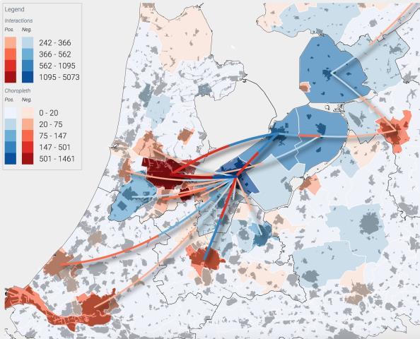 Huishoudens met een middeninkomensgroepen zijn daarbij meer gericht op de steden in Flevoland (zie figuur 23a).