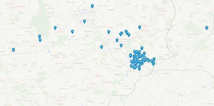 Herkomst deelnemers De deelnemers van 2017 kwamen uit de volgende