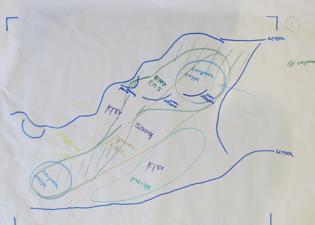 Er zijn ontwerpen gemaakt op drie schaalniveaus: regio, stad en het plangebied.