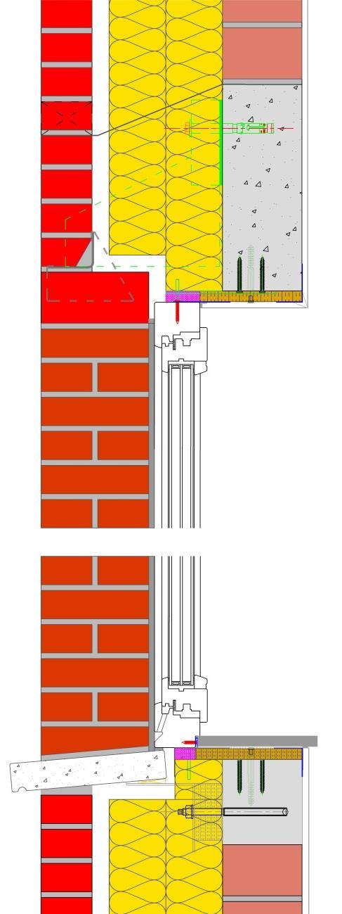 Laag energie spouwmuren: Metselwerkretour - Plaatsingsankers 1 2 6 9 10 3 4 1