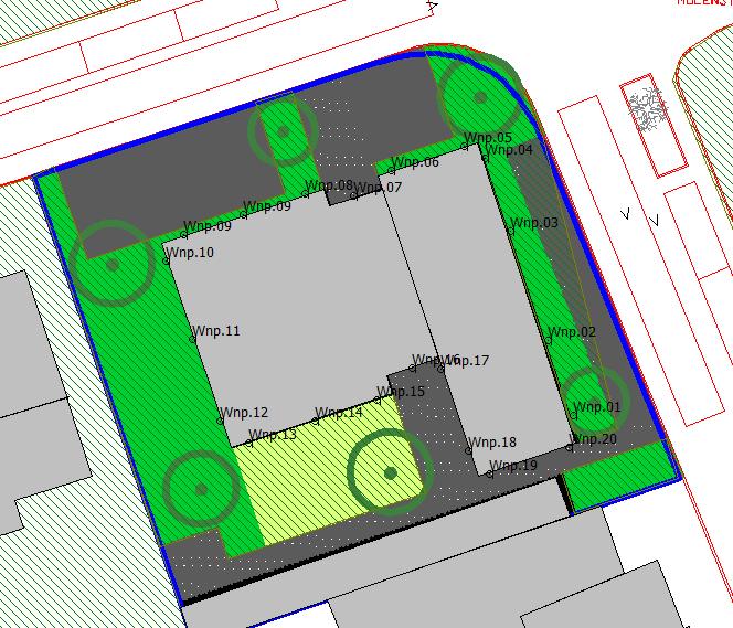 4 Resultaten 4.1 Onderzoeksopzet Voor de nieuwe woningen zijn de geluidsbelastingen bepaald door middel van een overdrachtsberekening II.