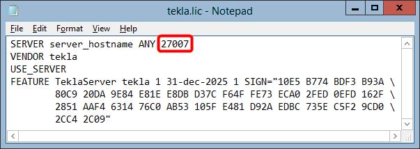 U vindt de hostnaam van de licentieserver in LMTOOLS op het tabblad Systeeminstellingen.