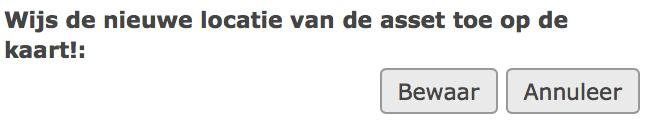 Voor de assets: De assets zijn voorwerpen zonder fleet maar die worden gelezen door de fleet met de optie RFID- TAG».