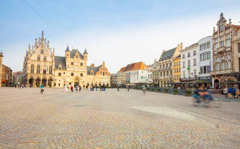 1.5.2 Geografische spreiding van het hotelaanbod in Mechelen Mechelen omvat twee hotellocaties: 1 Centrum (binnen de Mechelse ring); 2 Randgebied rond Mechelen (alle hotels buiten de Mechelse ring en