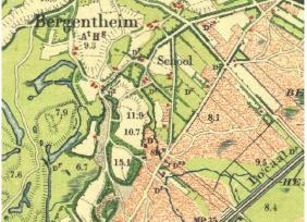 Het plangebied ligt aan de flank van het essenlandschap. Het heideontginningslandschap staat in contrast met het oude Essenlandschap. Rechte lijnen zijn ontstaan bij de ontginning tussen 1900 en 1950.