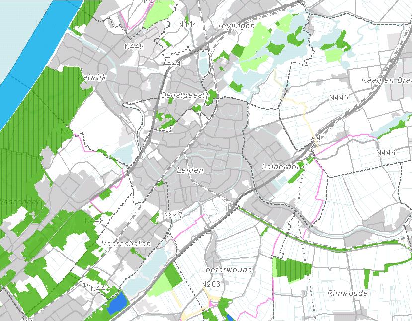 4.2.2 ECOLOGISCHE HOOFDSTRUCTUUR Het projectgebied is niet in of nabij de Ecologische Hoofdstructuur (EHS) gelegen.