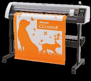 SIGN Cutting plotters INKJET MEDIA CG FX Serie de perfecte snijplotter voor elke klus De CG FX serie snijplotters van Mimaki zijn kleinere desktop modellen van 75 cm breed maar ook professionele