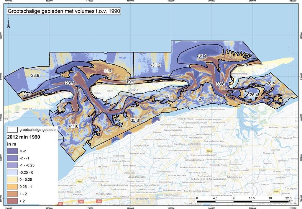3.3 Engelsmanplaat Het onderzoek heeft onder meer uitgewezen dat afsluiting van estuaria zoals Zuiderzee en Lauwerzee langdurig grote invloed kan hebben op de zandbalans.
