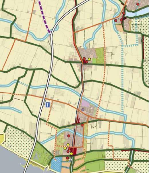 Uitbreidingsruimte woon- en werkgebieden In de Structuurvisie Hoeksche Waard wordt een ontwikkelingsbeeld geschetst.