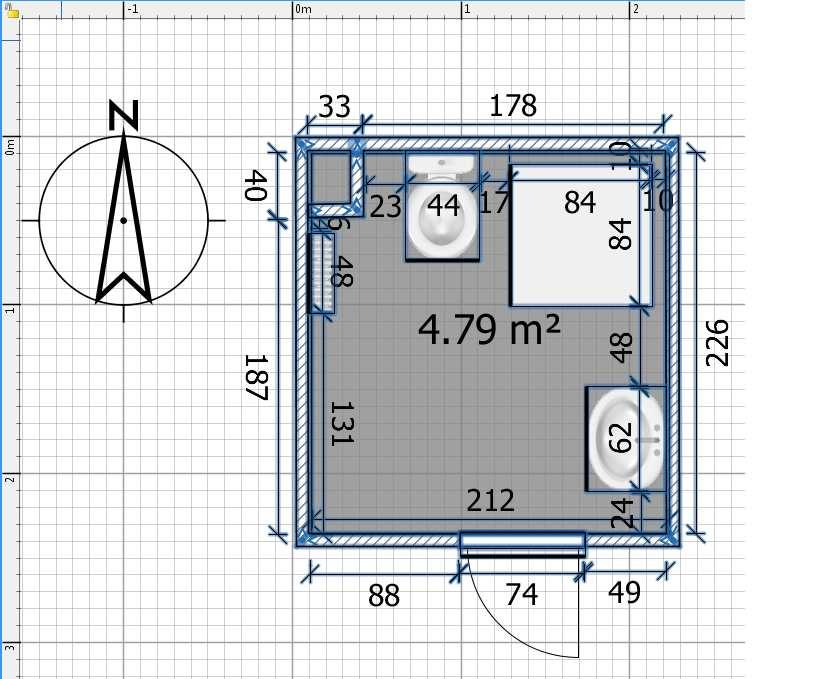 RENOVATIEPLAN BADKAMER (CONCEPT) Huidige situatie De huidige badkamer is meer dan 30 jaar oud en heeft verschillende gebreken: - Verdroogde kitranden - Lekkende douchekraan -