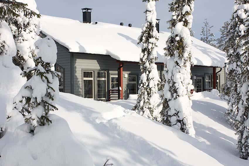 "Combineer safari's met wintersport in het beste skigebied van Finland" "Ruka Kuusamo is dé wintersportplaats in Fins Lapland met volop safarimogelijkheden.
