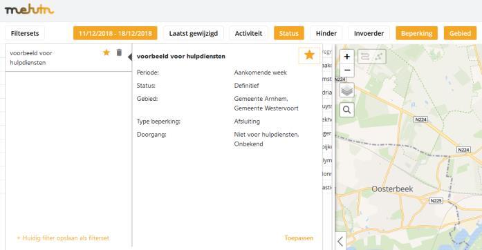 Gebruik door medewerkers van hulpdiensten Nieuwe mogelijkheden in Melvin. Koppeling met systemen voor netbeheerders/oproep aan MOOR gebruikers Voortgang van de implementatie en uitrolplanning.