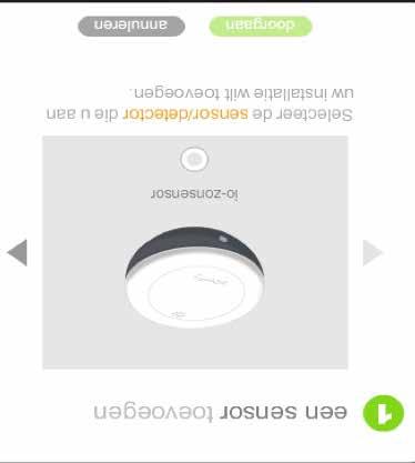 of of Volg de instructies op het scherm om de sensor toe te voegen. Maak de sensor open.