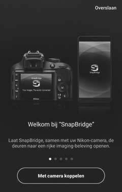 4 Smart-apparaat: start de SnapBridge-app en tik op Met camera koppelen.