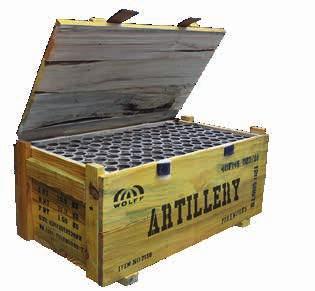 Artillery Een houten kist vol