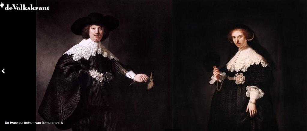 geschilderde graf als ze wisten dat het schilderij wat Rembrandt van hun maakte in 1634 zoveel gekrakeel opleverde tussen Frankrijk en Nederland die ze nu