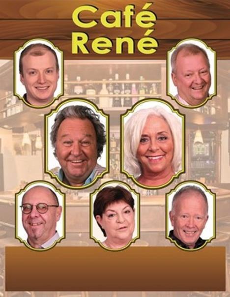 woensdag 20 maart 2019 VOORSTELLING IN DE WERF AALST Café René Een komedie gebracht door het Echt Antwaarps teater Samenkomst in de gelijkvloerse hal van De Werf om 14.