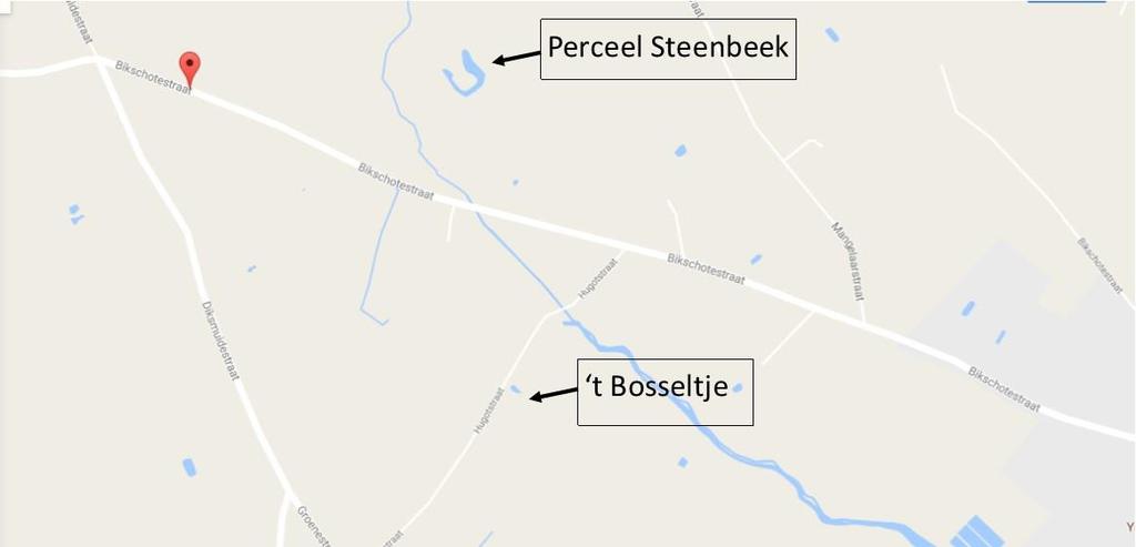 3. Aankoop perceel bij Steenbeek door Natuurpunt Natuurpunt kreeg het aanbod om een perceel aan te kopen in de Bikschotestraat bij de Steenbeek (aan de rechterkant van de straat komende van