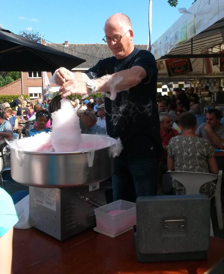 Het aantal suikerspinnen die ze ooit gemaakt hebben loopt in de honderden of misschien zelfs duizenden.