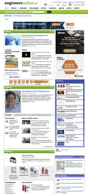 Engineersonline.nl Advertising EngineersOnline.nl is sinds 1997 het grootste online platform voor Nederlandstalige engineers.