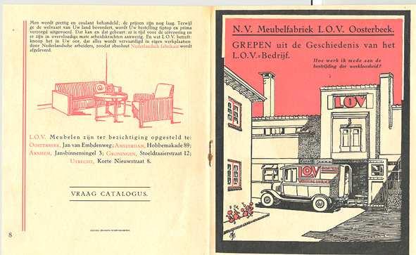 In Het boek (1991) 1910 L.O.V. 1935 samengesteld door Karin Gaillard kunt u nog veel meer kennis opdoen over deze bijzonder meubelfabriek.