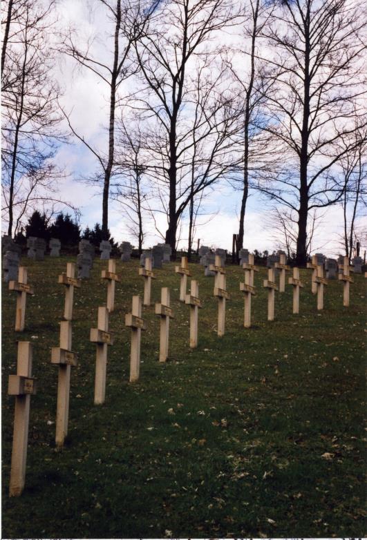 andere nationaliteiten. De begraafplaats van Langemark was oorspronkelijk een Britse begraafplaats maar na een gasaanval in april 1915 kwam deze in Duits gebied te liggen.