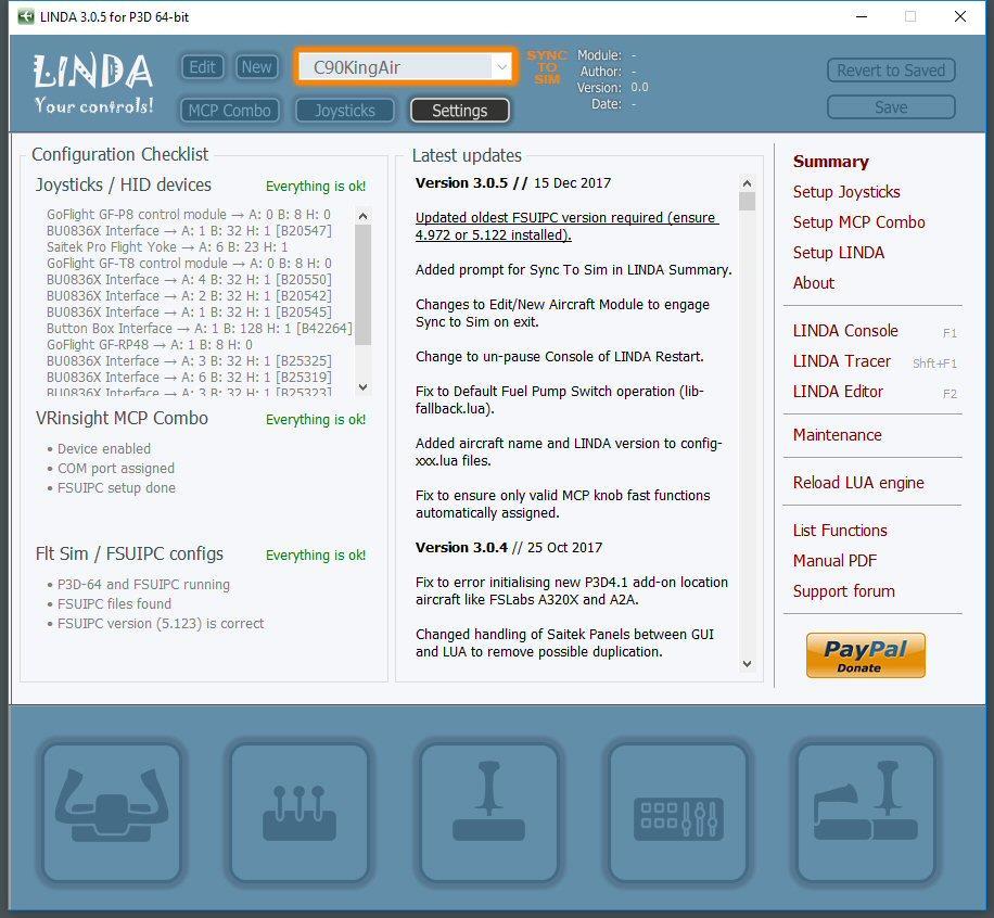 Linda Settings Software LINDA - Lua Integrated Non-complex Device Assigning