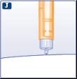 Zorg ervoor dat u de drukknop alleen indrukt bij het injecteren. Door de instelknop te draaien, zal er geen insuline geïnjecteerd worden.
