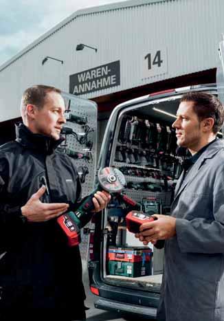 Metabo-machines en toebehoren staan voor optimale kwaliteit en betrouwbaarheid.