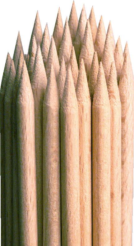 Spiesen rond Ronde houten spies gemaakt uit Beukenhout. Geproduceerd in Duitsland en voorzien kwaliteit FSC certificering.