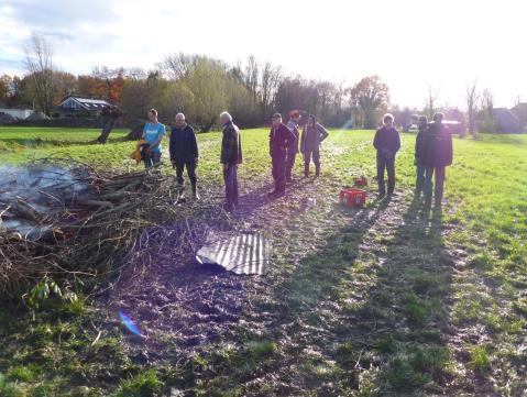 Sommigen hadden na wat omzwervingen in het park eindelijk het geluid van de kettingzaag in het oor gekregen.