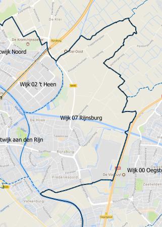 De wijk Landelijk gebied Katwijk bevat twee buurten, Zanderij Westerbaan en De Mient en Kooltuin, die een ander karakter hebben of krijgen, respectievelijk woonwijk en recreatie/natuur gebied.