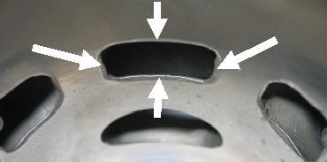(DD2 kant) Deze mal wordt in de cilinder gestoken, Let daarbij op dat de juiste kant (DD2) gebruikt wordt.