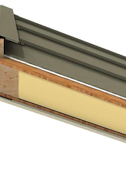 Geventileerd dak = Traditioneel VMZINC PLUS = Innovatief VMZINC PLUS = Snel & duurzaam tijdswinst bij plaatsing onderconstructie compacte opbouw verschillende