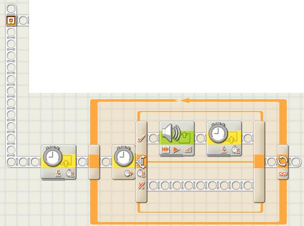 Timer gebruiken Is iemand langer als 30 sec weg? Taak1 Gebruik uitkomst (logische) vergelijking om te kijken of de timer al is afgegaan (of er al 30 sec.