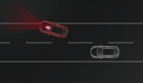 SMART CITY BRAKE SUPPORT* Smart City Brake Support van Mazda is ontworpen om het gevaar van aanrijdingen met auto s voor u bij lage snelheden te reduceren.