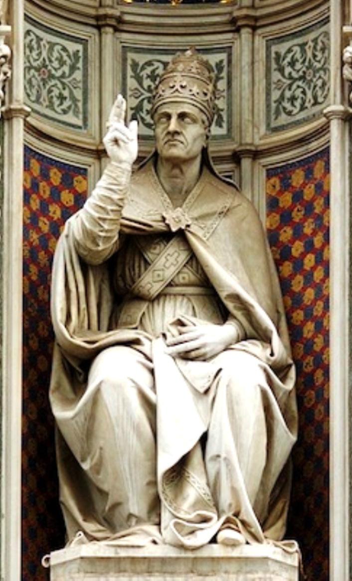 Eugenius IV: Venetië 1383, paus van 3 maart 1431 tot zijn dood in 1447. Deze paus zegende de Santa Maria del Fiore (in Firenze beter bekend als de Duomo) in op 25 maart 1436.