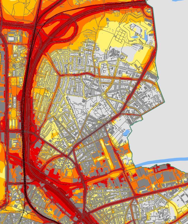 Kaart 9c - Detail Merksem en Antwerpen Luchtbal - Strategische