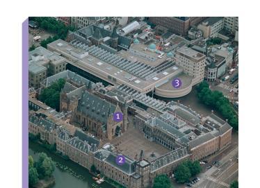 9. Bekijk de interactieve plattegrond van het Binnenhof op www.derdekamer.