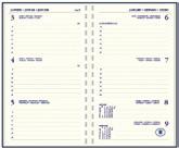 papier Tweekleurendruk ABC los Maandkalender op elke pagina Ruimte voor creditcards Brepols spiraal zakagenda Interplan 9 x 16 cm Hoekperforatie